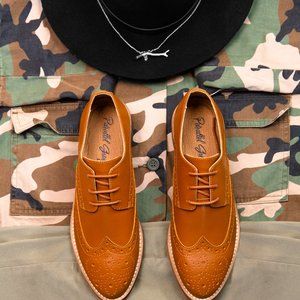 Brown Wingtip Oxford - Confidence Collection